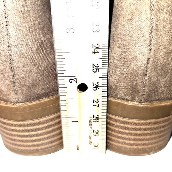 Arizona Jean Company 7 Brown Women's Ankle Boots 1 1/2 Inch High Heel Shoe - Picture 5 of 8